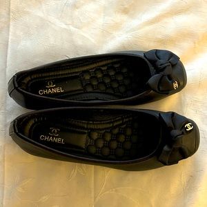 Flat Shoes blk size 7